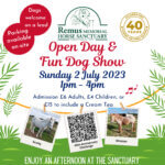 Remus July 2023 Open Day & Dog Show Poster