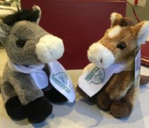 Remus Horse and Donkey cuddly toys