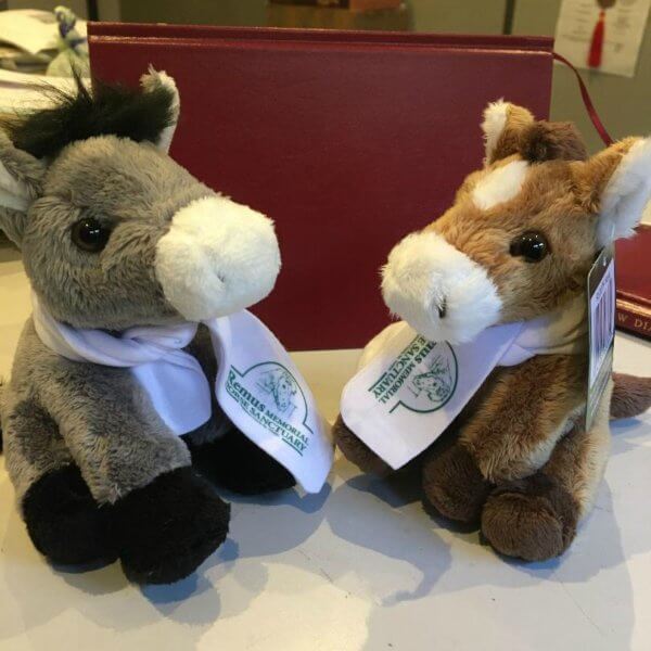 Remus Horse and Donkey cuddly toys