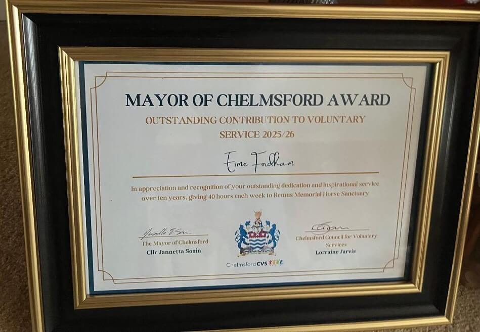Mayor of Chelmsford Award