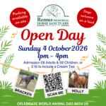 Remus World Animal Day 2026 OPEN DAY POSTER